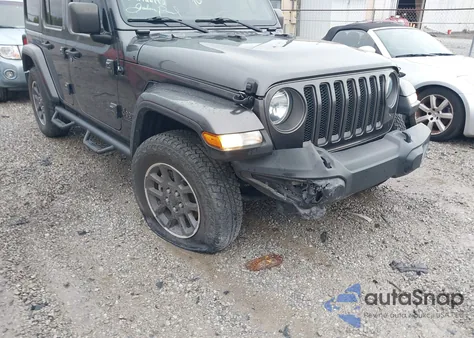 2021 Jeep Wrangler Unlimited Sport z USA, uszkodzony, nr VIN 1C4HJXDN5MW549839